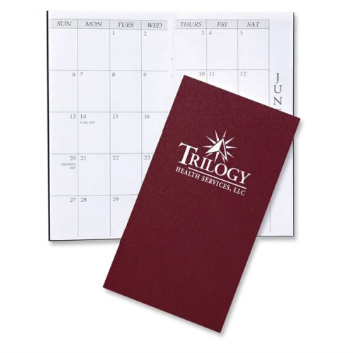 Monthly Pocket Planner (Leatherette) | EverythingBranded USA