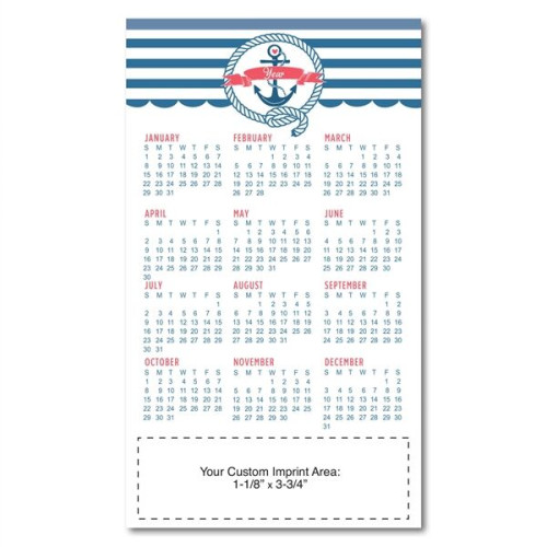 4" x 7" Large Magnetic Calendar 20 Mil. | EverythingBranded USA
