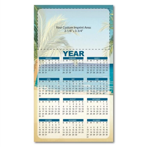 4" x 7" Large Magnetic Calendar 20 Mil. | EverythingBranded USA