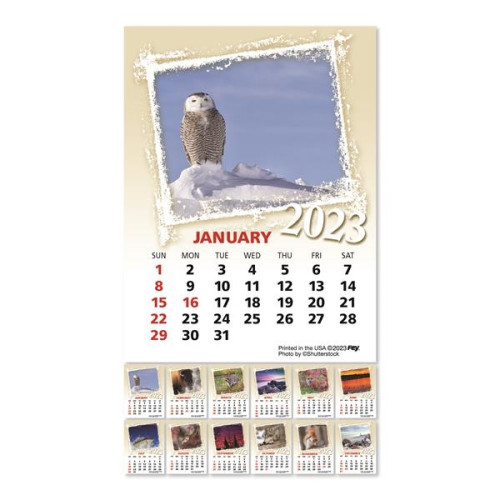 Barber Peel-N-Stick® Calendar | EverythingBranded USA