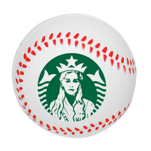 Baseball Stress Ball w/ Custom Logo PU Tension Relievers