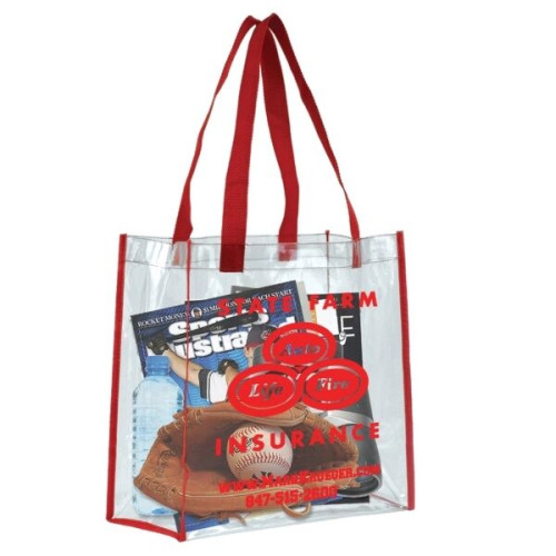 Matterhorn Clear Vinyl Stadium Compliant Tote Bag EverythingBranded USA