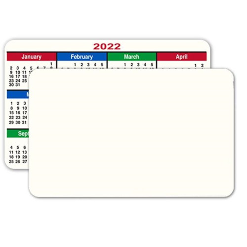 30 mil Plastic Credit Card Size Calendar | EverythingBranded USA