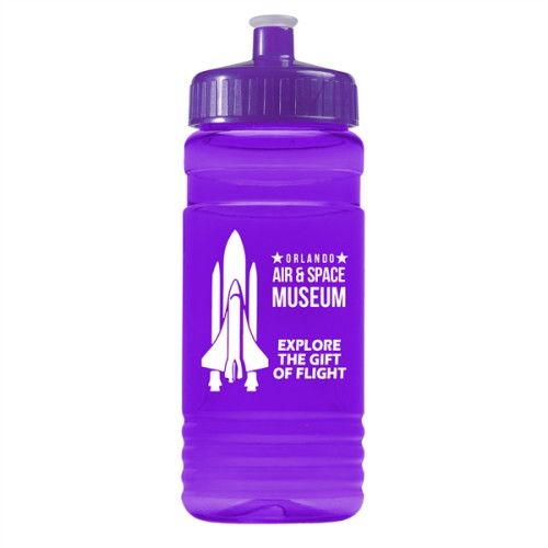 20 Oz. Recycled PETE Bottle With Push-Pull Lid