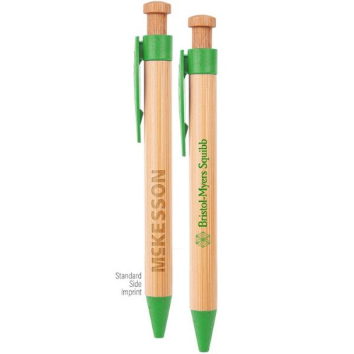 The Camden Bamboo Retractable Wheat Straw Eco-Pen