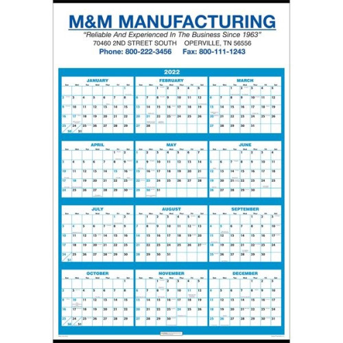 Full Year View Calendar | EverythingBranded USA