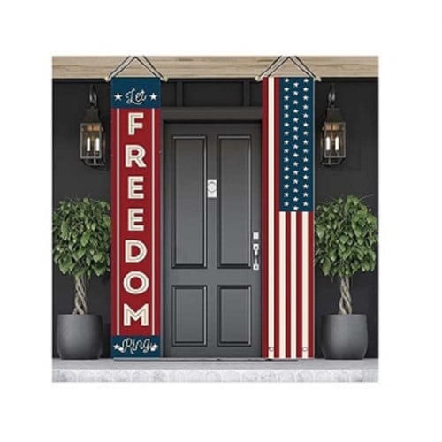 Customized Door Curtain for Independence Day